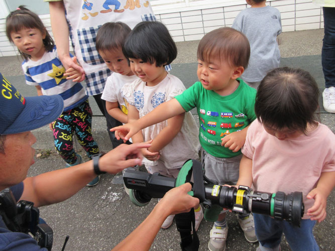 保育園に消防車がやってきた！2024年