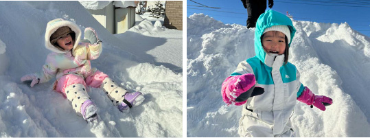 豪雪地帯岩見沢 雪あそびが始まりました★2024年