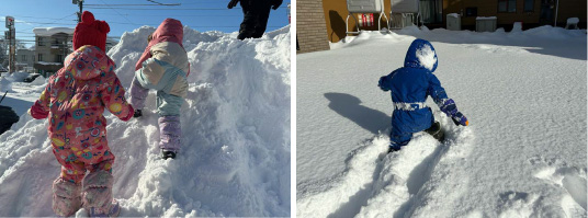 豪雪地帯岩見沢 雪あそびが始まりました★2024年