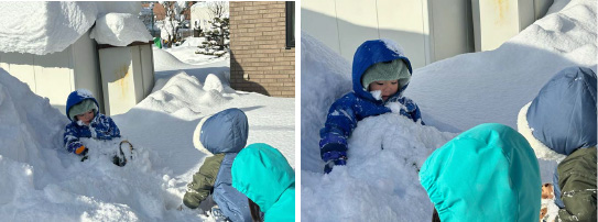 豪雪地帯岩見沢 雪あそびが始まりました★2024年